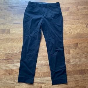 Banana Republic Sloan Curvy Fit Black Pants, size 4
